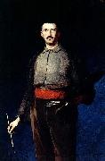Ludwik de Laveaux Self-portrait with a palette Spain oil painting artist